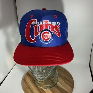 The Game Blue and Red Baseball Cap Chicago Cubs MLB